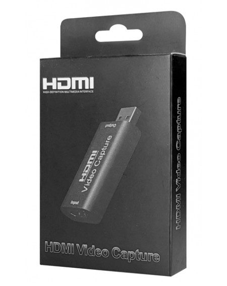 POWERTECH converter καταγραφής video PTH-047, HDMI σε USB 3.0, μαύρος