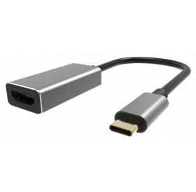 POWERTECH αντάπτορας USB Type-C σε HDMI PTH-057, 4K, γκρι