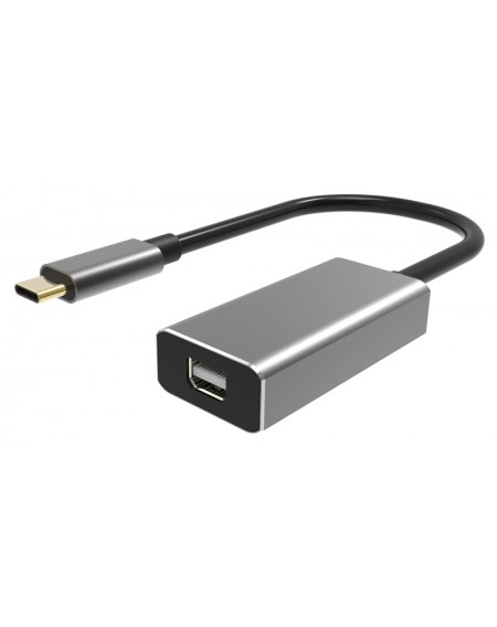 POWERTECH αντάπτορας USB Type-C σε Mini DisplayPort PTH-058, 4K, γκρι