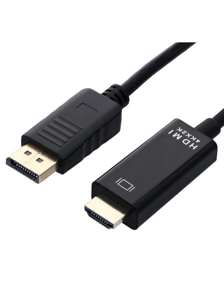 POWERTECH καλώδιο DisplayPort σε HDMI PTH-075, 4K/30Hz, 1m, μαύρο