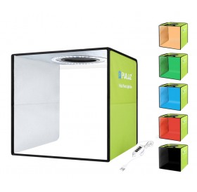 PULUZ LED studio box φωτογράφισης PU5032G με 6 background, 30x30x30cm