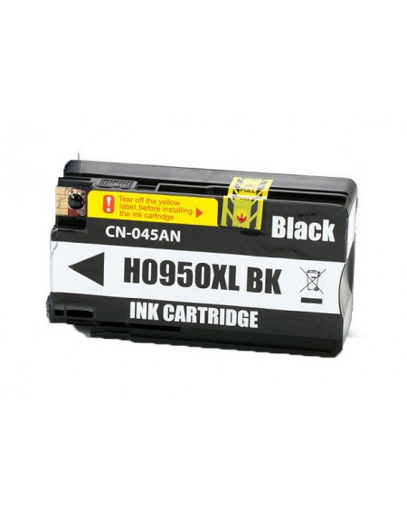 Συμβατό Inkjet για HP, 950 XL, 73ml, Black