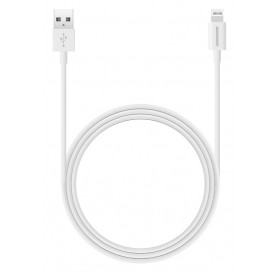 ROCKROSE καλώδιο USB σε Lightning IVORY AL, 2.4A 12W, MFi, 1m, λευκό