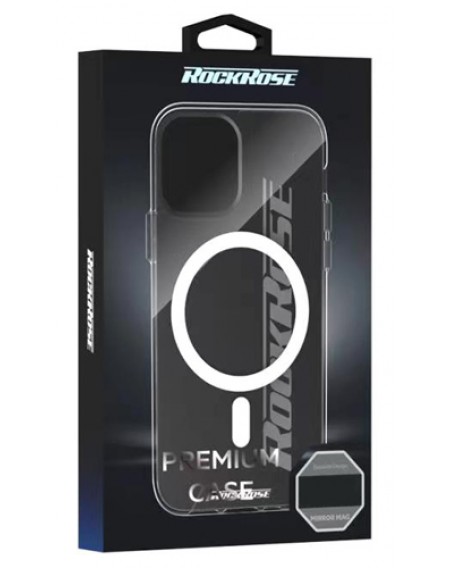 ROCKROSE θήκη Mirror Mag για iPhone 12 & 12 Pro, με μαγνήτες, διάφανη