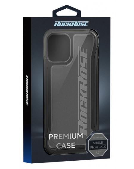ROCKROSE θήκη Shield για iPhone 12/12 Pro, μαύρη