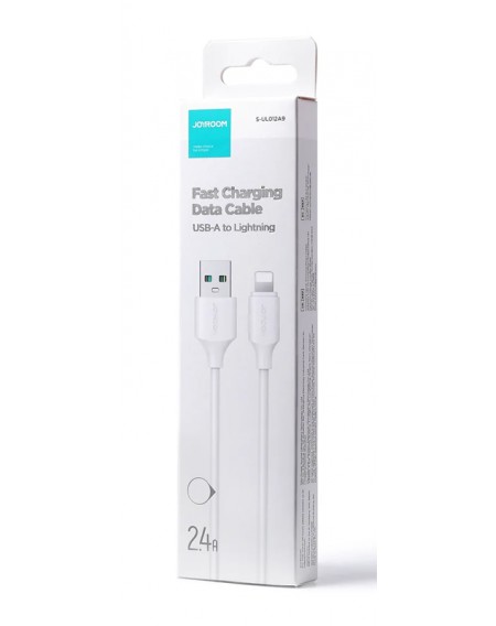 JOYROOM καλώδιο USB σε Lightning S-UL012A9, 2.4A, 1m, λευκό