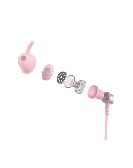 SADES gaming earphones Wings 20, 12mm, 3.5mm, 1.2m, ροζ