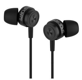 SADES Gaming earphones Wings 10, magnetic, 10mm, 3.5mm, μαύρα