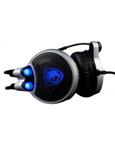 SADES gaming headset SA-R1, USB, 50mm, 7.1CH, LED, μαύρο