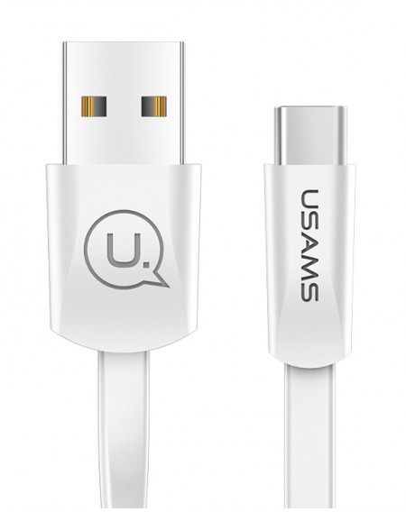 USAMS Καλώδιο USB σε Type-C US-SJ200, 1.2m, λευκό