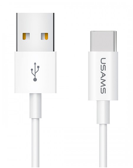USAMS καλώδιο USB-C σε USB US-SJ285, 2A, 1m, λευκό