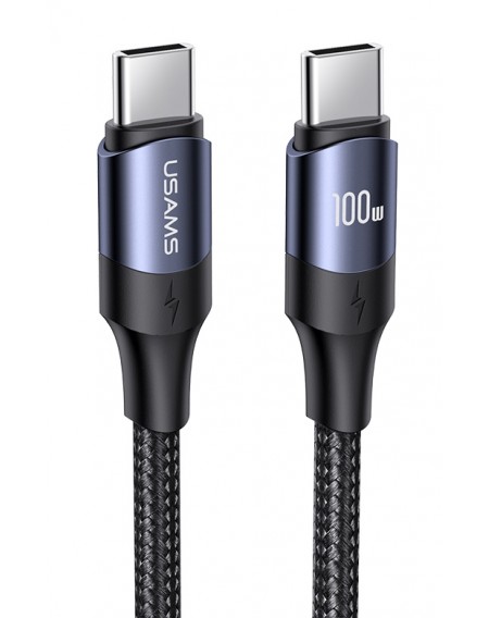 USAMS καλώδιο USB-C US-SJ526, 100W/5A, PD, 3m, μαύρο