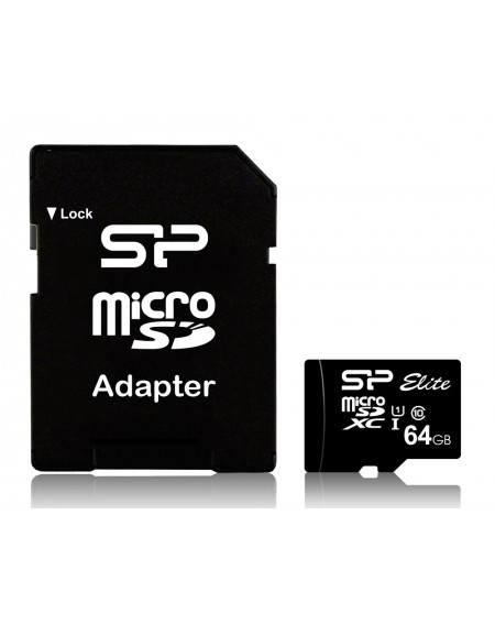 SILICON POWER κάρτα μνήμης MicroSDXC USH-1, 64GB, Class 10