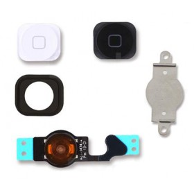Πλήκτρα Home button με Flex SPIP5-092 για iPhone 5, λευκό & μαύρο
