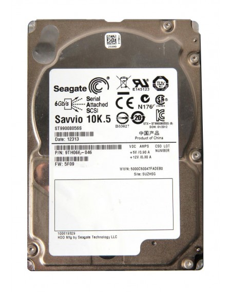 SEAGATE used SAS HDD ST9900805SS 900GB, 6G, 10K, 2.5"