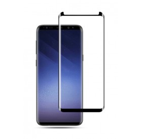POWERTECH Tempered Glass 3D, Mini, Full glue για Samsung S9 Plus, Black