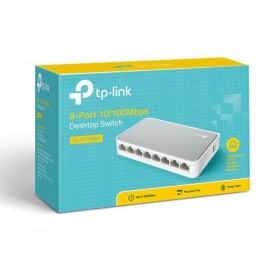 TP-LINK Desktop Switch TL-SF1008D, 8-port 10/100Mbps, Ver. 8.2