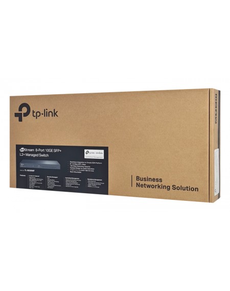 TP-LINK L2+ managed switch TL-SX3008F, 8-Ports 10Gbps SFP+, Ver. 1.0