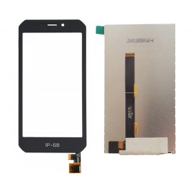 ULEFONE LCD & Touch Panel για smartphone Armor X6/X7/X7 Pro, μαύρη