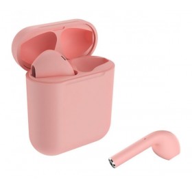 CELEBRAT earphones W10, true wireless, με θήκη φόρτισης, ροζ