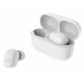 CELEBRAT earphones με θήκη φόρτισης W7, True Wireless, λευκά