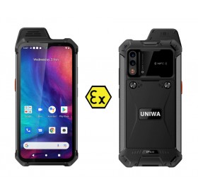 UNIWA smartphone W888, 6.3", 4/64GB, ηχείο 2W, Atex Zone 2, IP68, μαύρο