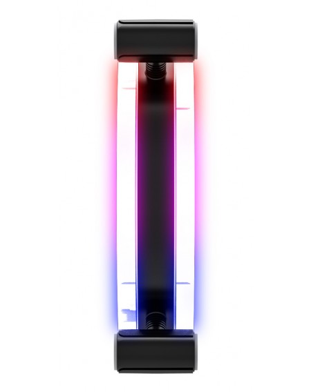 ZALMAN LED ανεμιστήρας ZM-LF120, 120mm, Double-Sided Ring, RGB