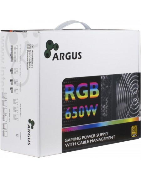 Psu ATX Inter-Tech  Argus RGB-650W 80+ Gold