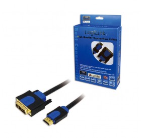 Cable HDMI/DVI Retail 10m Logilink CHB3110