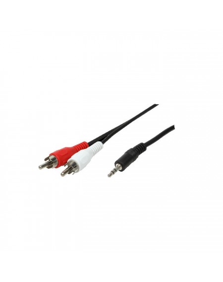 Cable Audio 3.5mm M/2xRCA M 1.5m Logilink CA1042
