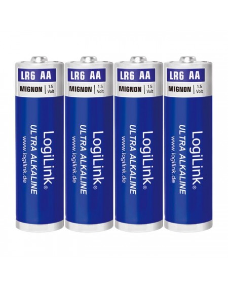 Battery AA Alkaline Logilink LR6B4 4pcs