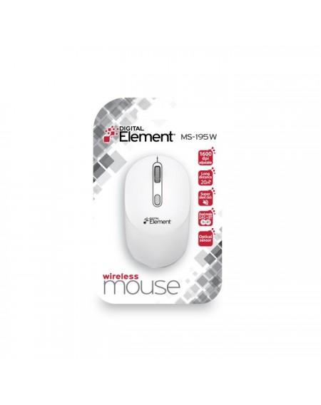 Mouse Wireless 2.4 GHz & Bluetooth Element MS-195W