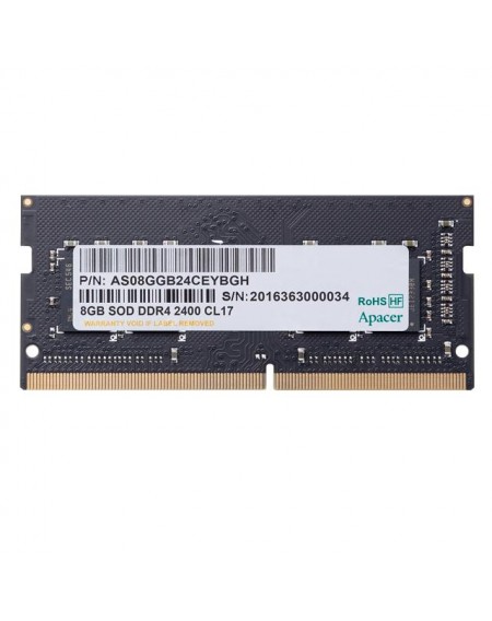 Memory 4GB 2400MHz CL17 DDR4 SODIMM Apacer RP