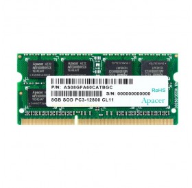 Memory 8GB 1600MHz CL11 DDR3 SODIMM Apacer RP