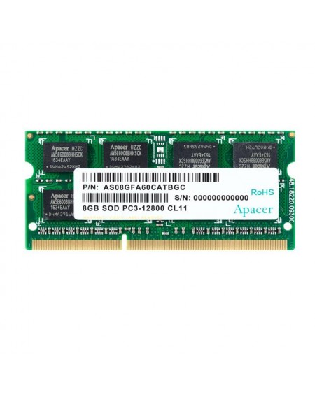 Memory 8GB 1600MHz CL11 DDR3 SODIMM Apacer RP