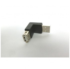 USB Adapter M/F 90 degree Aculine AD-038