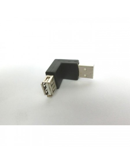USB Adapter M/F 90 degree Aculine AD-038