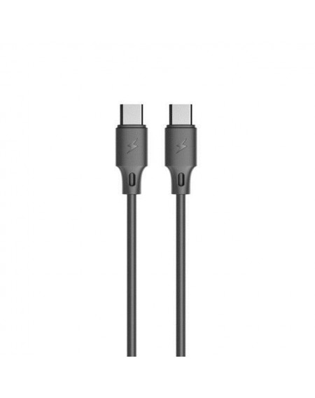 Charging Cable WK TYPE-C/TYPE-C Black 1m Full Speed WDC-106 3A