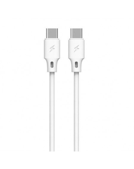 Charging Cable WK TYPE-C/TYPE-C White 1m Full Speed WDC-106 3A