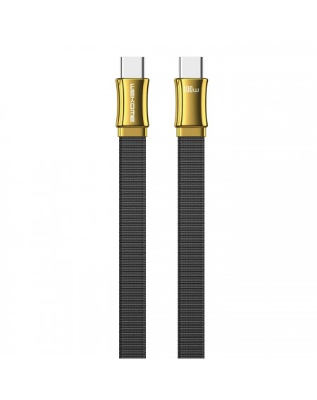 Charging Cable WK 100W TYPE-C/TYPE-C Black 1,2m WDC-148 5A