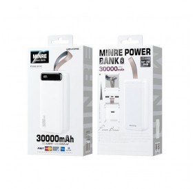 Power Bank WK 30000mAh MINRE White WP-281