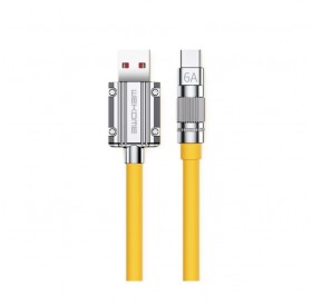 Charging Cable WK TYPE C Yellow 1m WDC-186 6A