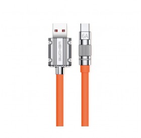 Charging Cable WK TYPE-C Orange 1m WDC-186 6A