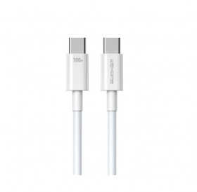 Charging Cable WK 100W TYPE-C/TYPE-C White 1m WDC-182 5A