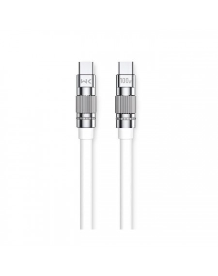 Charging Cable WK 100W TYPE-C/TYPE-C White 1m WDC-188 6A
