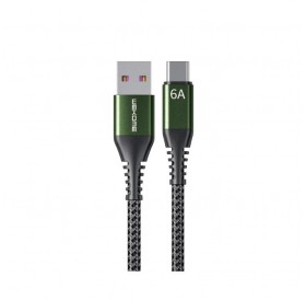 Charging Cable WK TYPE-C Raython Black 1m WDC-169 6A