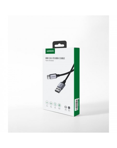 Charging Cable UGREEN US288 TYPE-C Black 1m 60126 3A