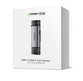 Card Reader UGREEN CM185 TYPE-C/USB 3.0 Gray 50706