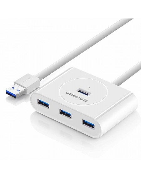 Hub USB 3.0 UGREEN CR113 White 20283