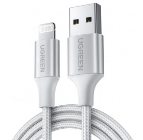 Charging Cable MFI UGREEN US199 i6 Silver 1m 60161 2.4A